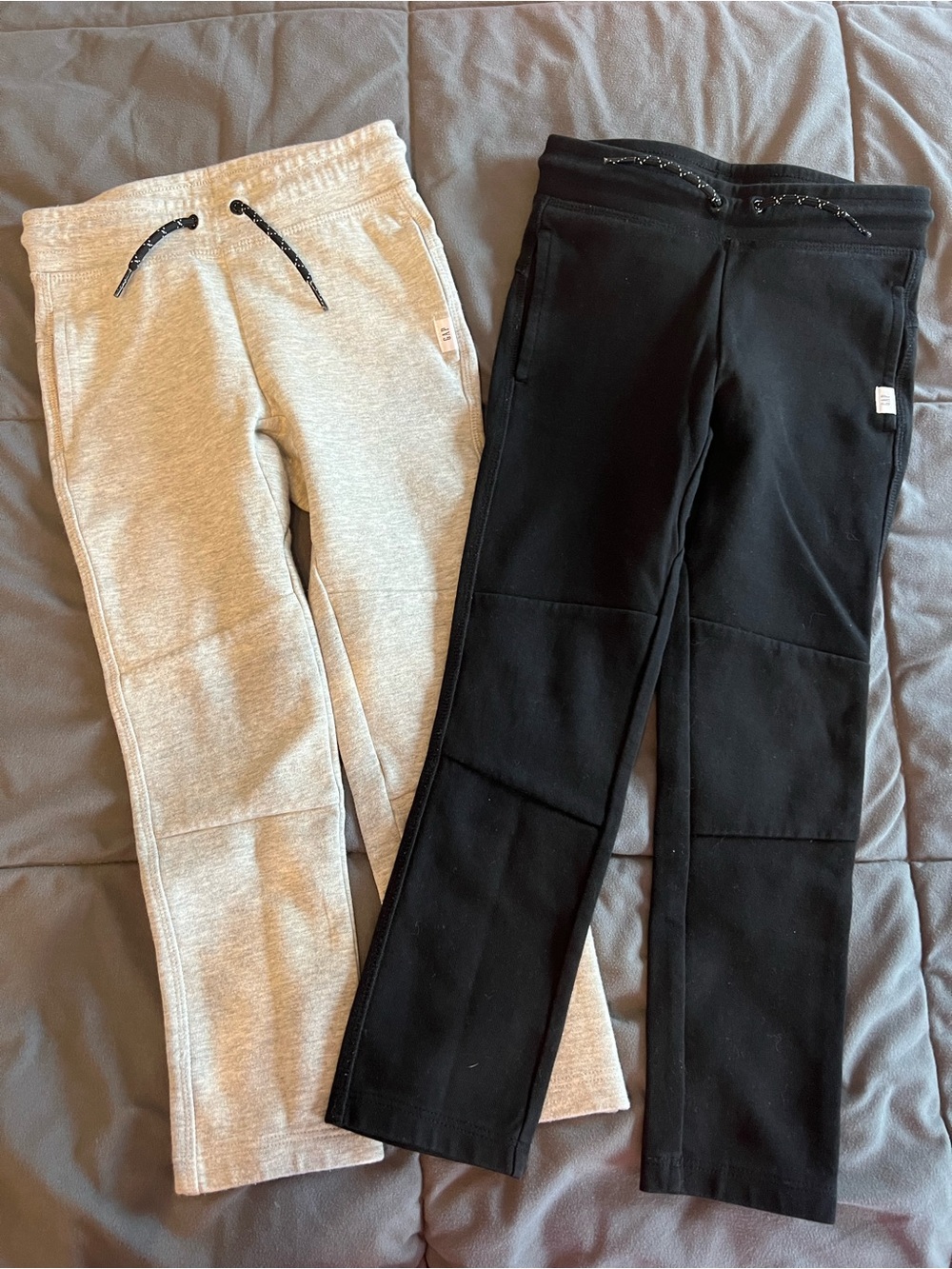 GAP Kids Sweatpants Joggers - Black & Light Gray
